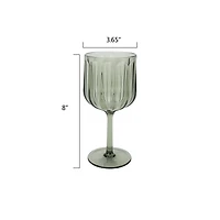 Ensemble de 4 verres à vin Trian verts de 17,7 oz de Better Homes & Gardens