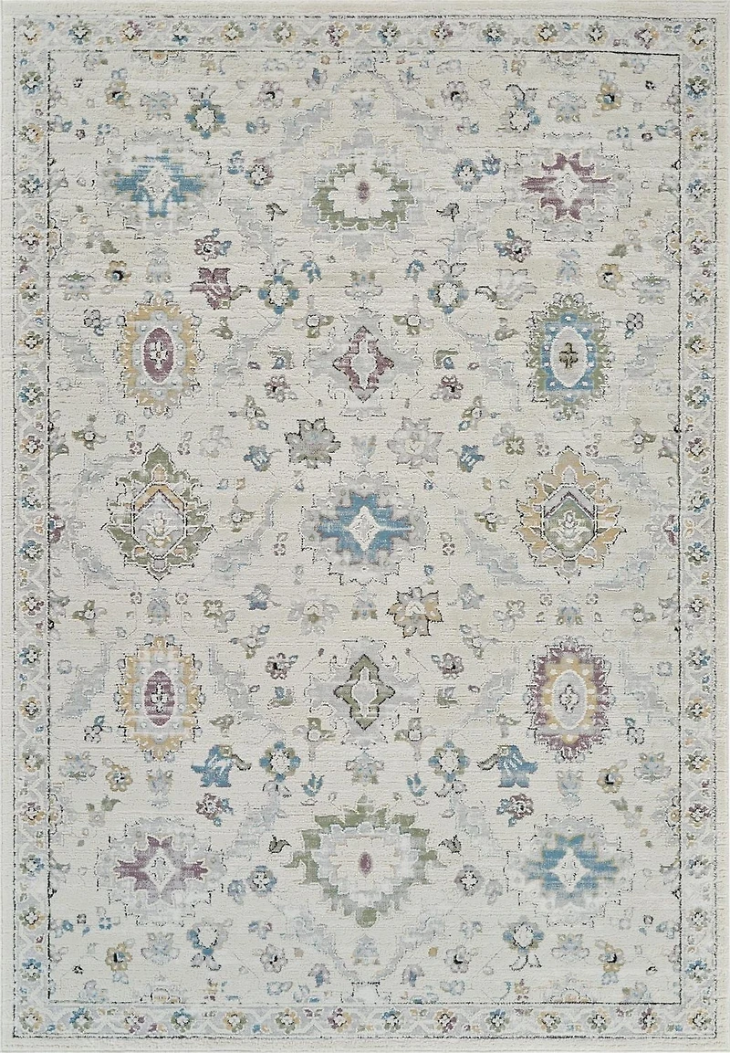 Tapis d'interieur classique Rug Branch Nomad, beige creme, boheme - Salon, chambre, salle a manger et cuisine