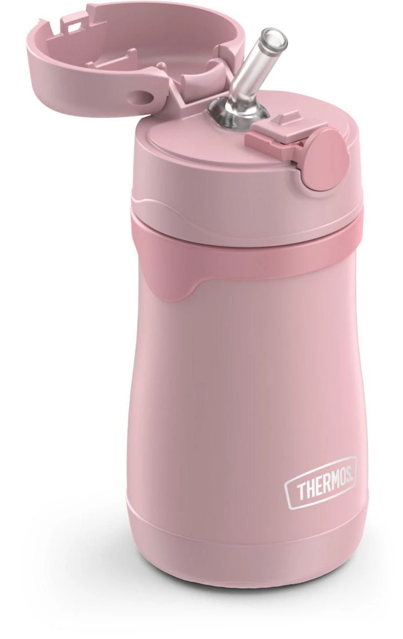 Thermos Baby Vacuum Insulated Stainless Steel 10 Oz Straw Bottle, 10 Oz Bottle