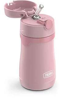 Thermos Baby Vacuum Insulated  Stainless Steel 10 Oz Straw Bottle, 10 Oz Bottle