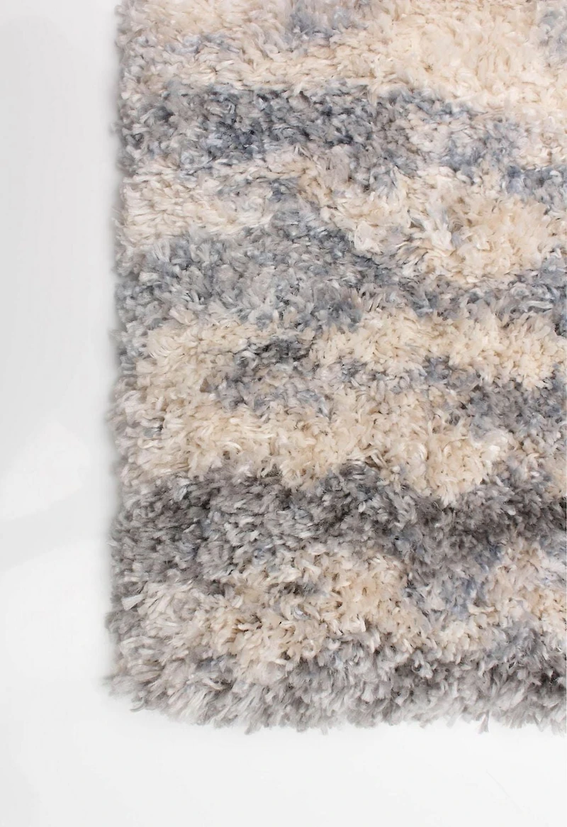 ECARPET Tapis Abstrait à Poils Longs, Tapis Moelleux pour Chambre à Coucher, Collection Larissa Ultra Douce et Pelucheuse