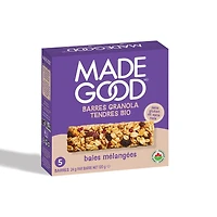 MadeGood Mixed Berry Granola Bars 5pk, 5 x 24 g