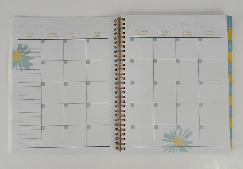 12 MONTH DAILY PLANNER