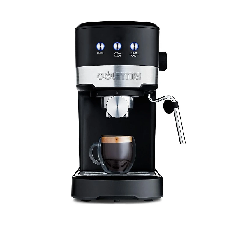 Gourmia 15-Bar Espresso Maker with Powerful Frothing Wand – GCM4225, 15-Bar Espresso