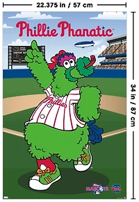 MLB Philadelphia Phillies - Phillie Phanatic Wall Poster, 22.375" x 34"