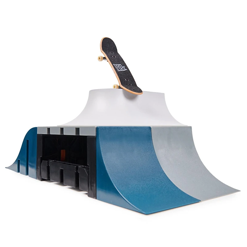 Tech Deck, Speedway Hop, X-Connect Park Creator, Customizable and Buildable Ramp Set with Exclusive Fingerboard, Kids Toy for Ages 6 and up