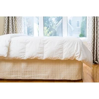 Gouchee Home Jupe de lit matelassée à grille