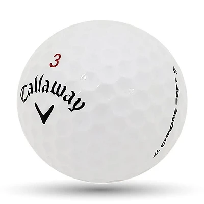 Mulligan - 48 Callaway Chrome Soft 5A Recycled Used Golf Balls, White