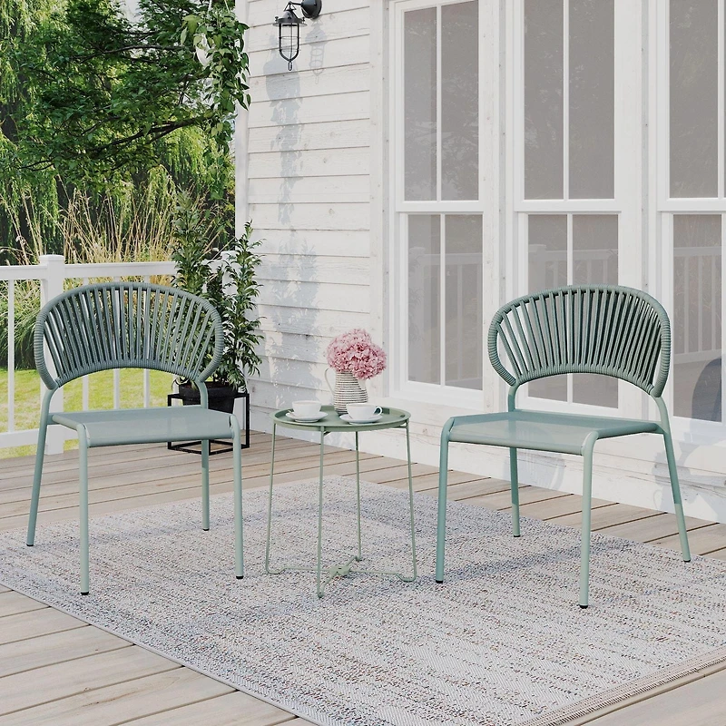 Mainstays Patio Tray Top Side Table