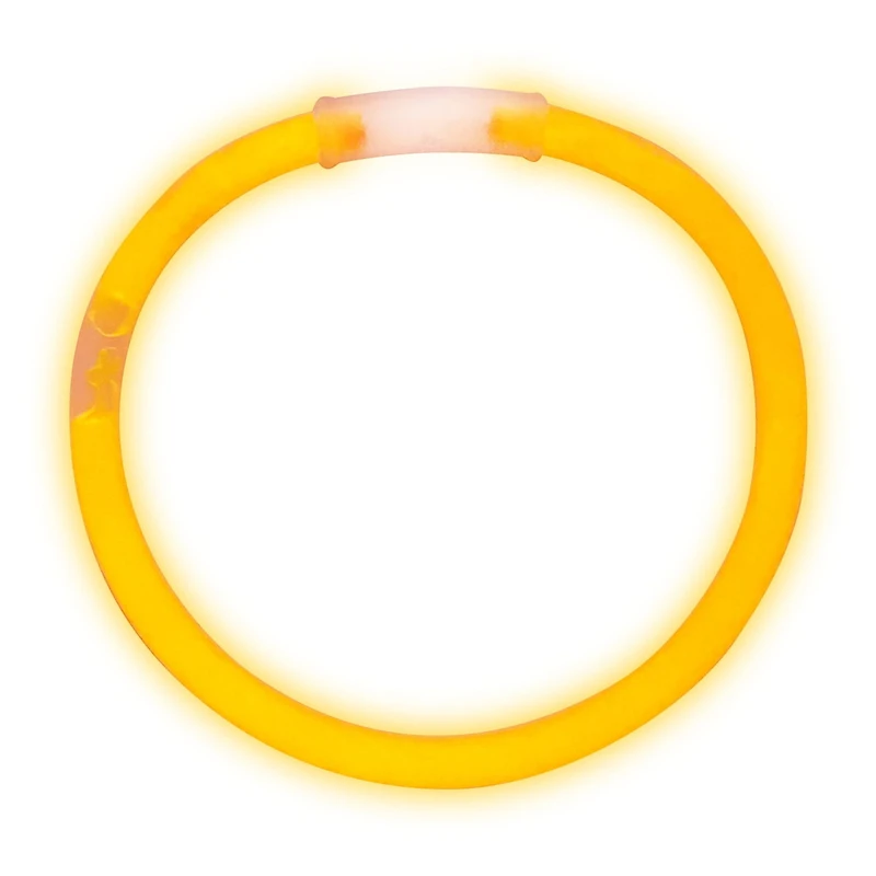 Bracelets lumineux orange de 8 pouces