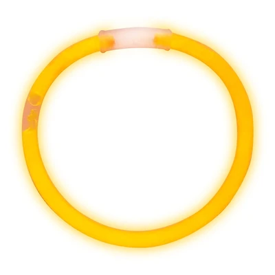 Bracelets lumineux orange de 8 pouces