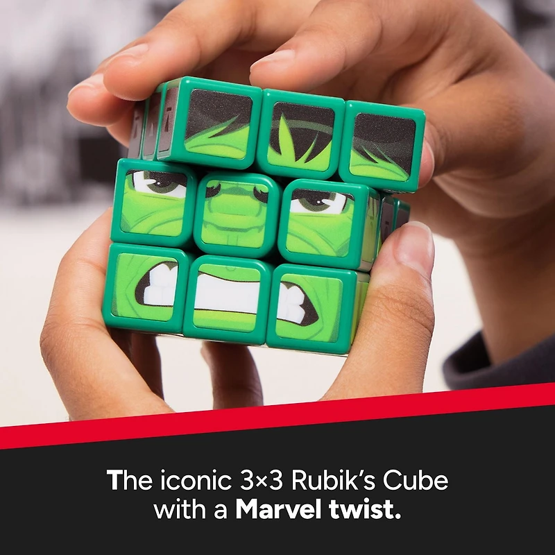 Rubik's Cube, Cuber Hulk, résolution de problèmes difficiles, casse-tête à collectionner, jouet à manipuler Hulk, pour adultes et enfants à partir de 8 ans Rubik's Jeux de société