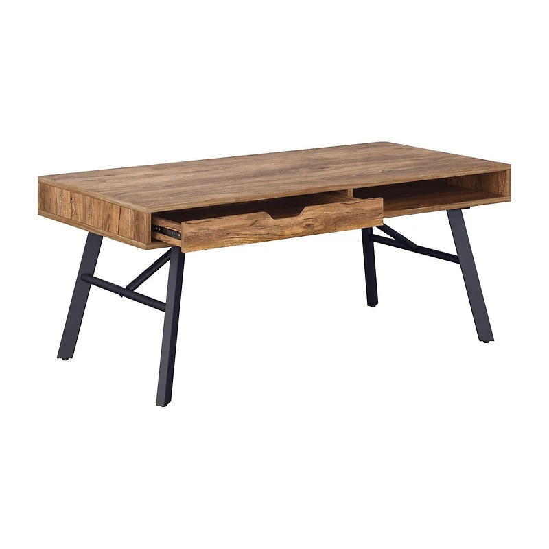 Table basse Auston finition grain de bois