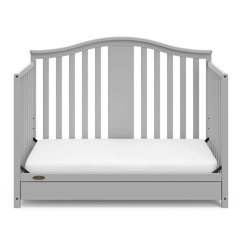 Graco Solano 4-in-1 Convertible Crib with Drawer, Converts to a full-size bed