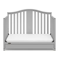 Graco Solano 4-in-1 Convertible Crib with Drawer, Converts to a full-size bed