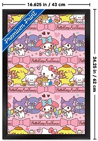 Hello Kitty and Friends: 25 Snack Time - Collage Wall Poster