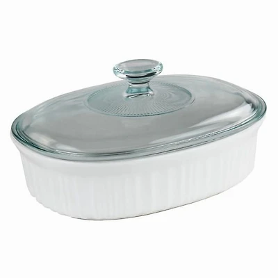 CorningWareMC French WhiteMD Plat de cuisson