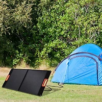 Panneau solaire pliable Technaxx 100W TX-206 - Noir