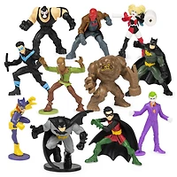 BATMAN, Mini-figurines à l'échelle 5 cm à collectionner dans une boîte surprise (les personnages et les styles peuvent varier)