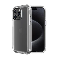 onn. iPhone 15 Pro Rugged Phone Case with Holster and 360˚ Rotating Clip, Antimicrobial, 21 ft. Drop Protection
