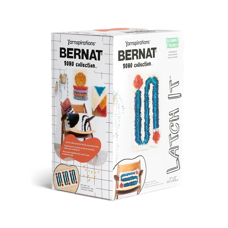 Bernat® Latch It™ Boho Collection Acrylic Yarn Kit