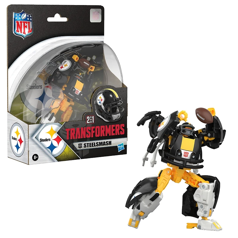 Transformers NFL Pittsburgh Steelers, figurine Steelsmash