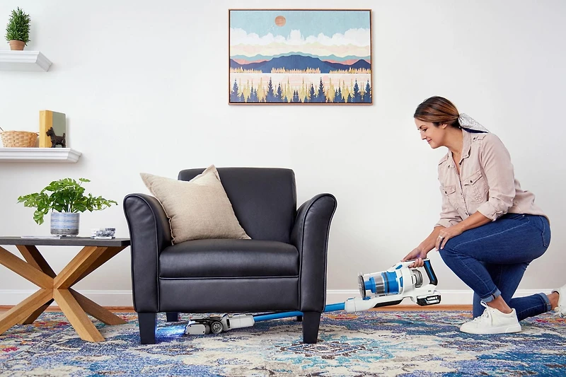 HART 20-Volt Cordless Vertical Stick Vacuum Kit With Brushless Motor