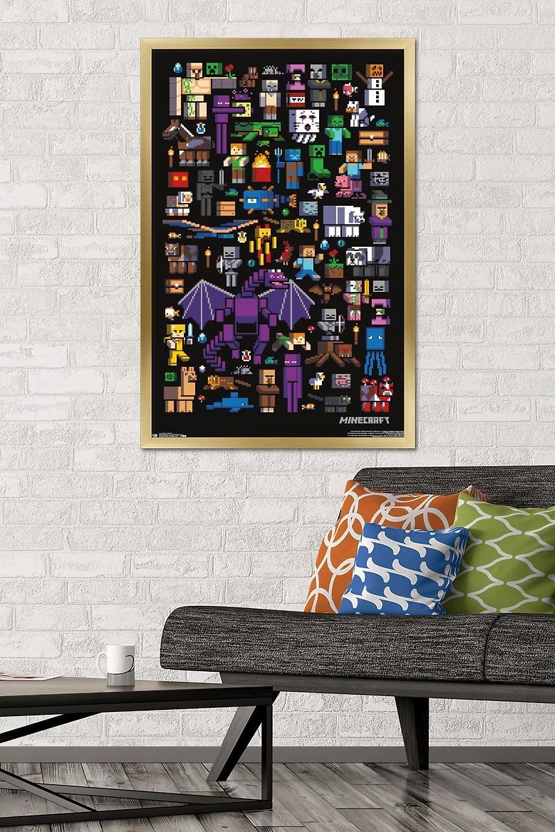 Minecraft - Mobbery Wall Poster, 22.375" x 34"