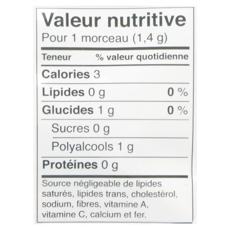 Dentyne Fire Cannelle, gomme sans sucre, 4 paquets (12 morceaux par paquet) 48 comptes