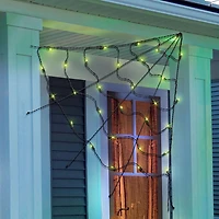 Green Spider Web Lights - 3 Ft, Halloween Décor