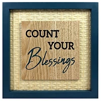 Blessings Plaque - Navy