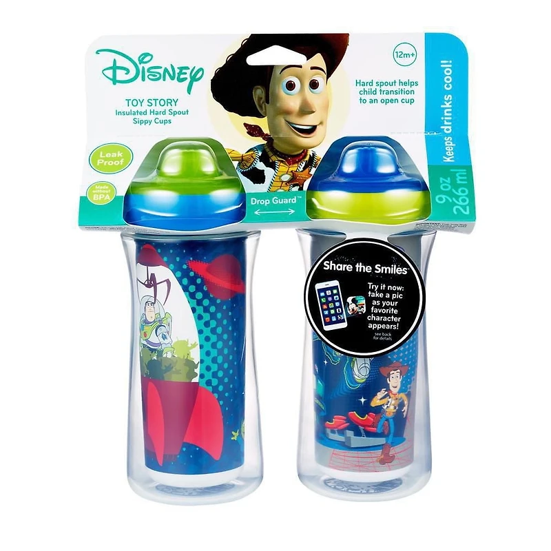 Disney/Pixar Toy Story ImaginAction™ Insulated Hard Spout Sippy Cups 9 Oz - 2 Pack
