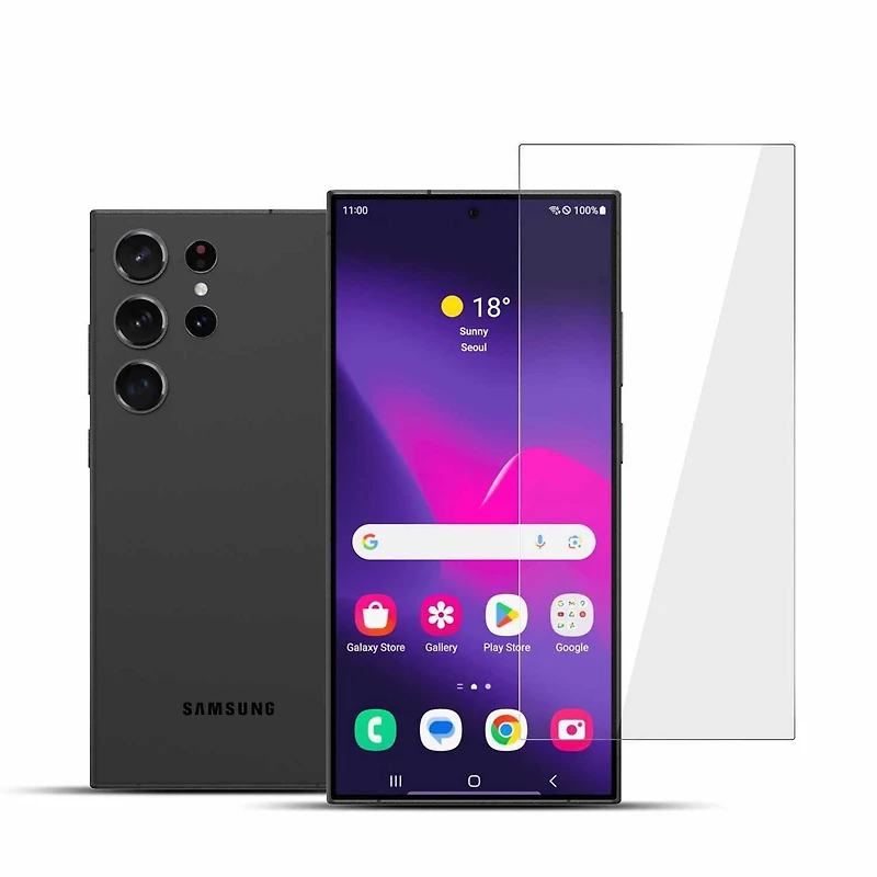 22 Cases Tempered Glass Screen Protector Samsung Galaxy S24 Ultra