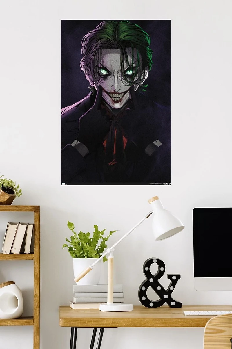 DC Comics The Joker Anime - Smile Wall Poster, 22.375" x 34"