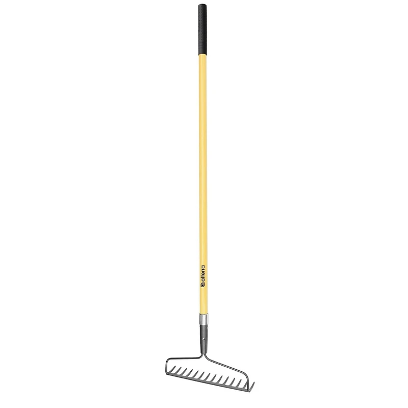 Alterra Fiberglass Long Handle 14-tine Bow Rake