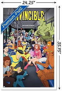 Invincible: Season 2 - Bus One Sheet Wall Poster, 22.375" x 34"