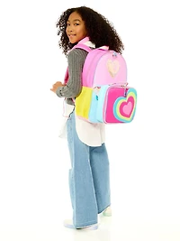 ENSEMBLE DE SAC À DOS MATELASSÉ COEUR 3 PIÈCES