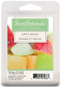 Cubes de cire parfumée ScentSationals - Pomme et Melon 2,5 fois (70,9 g)