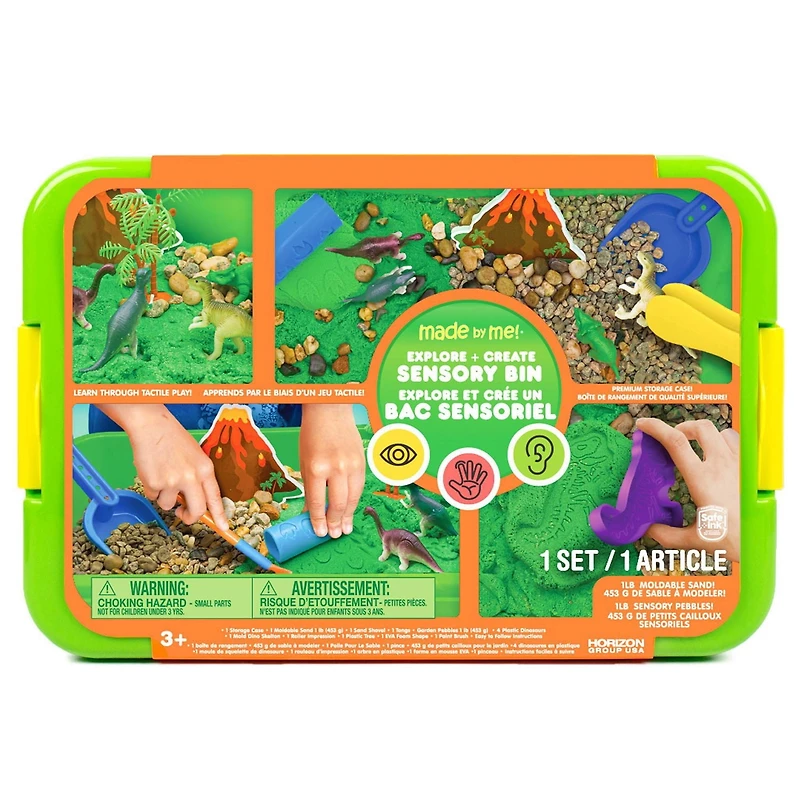 Made By Me! Explore + Create Dinosaur Sensory Bin