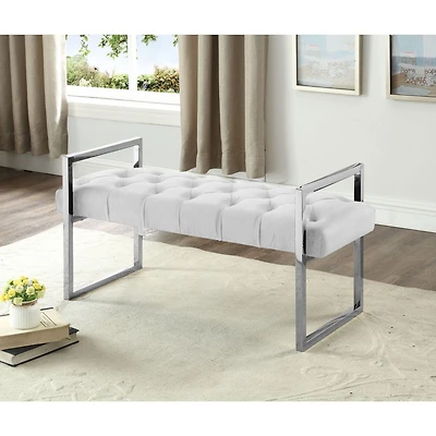 Banc Imperial Touffeter Avec Support D'Argent (Beige)