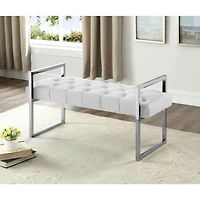 Banc Imperial Touffeter Avec Support D'Argent (Beige)