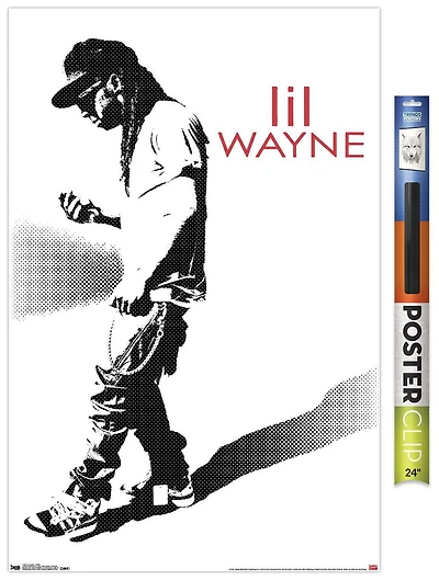Lil Wayne - Hustle Wall Poster, 14.725" x 22.375" Framed
