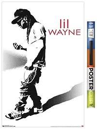 Lil Wayne - Hustle Wall Poster, 14.725" x 22.375" Framed