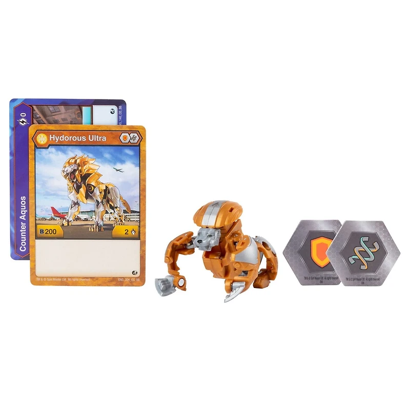 Bakugan, Aurelus Hydorous, Créature transformable à collectionner de 7,5 cm, à partir de 6 ans
