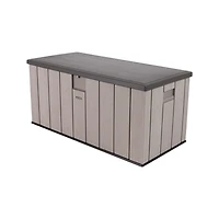 LIFETIME - Boîte de rangement extérieure de 150 gallons, couvercle gris