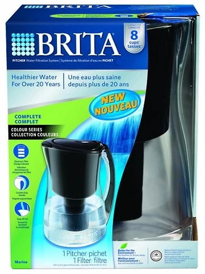 Pichet Marina noir de Brita