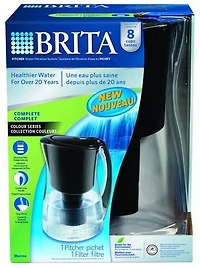 Brita Marina Pitcher - Black