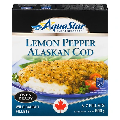 Morue De L'Alaska Pret A Cuire Au Poivre Et Citron