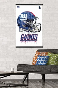 NFL New York Giants - Drip Helmet 20 Wall Poster, 22.375" x 34"