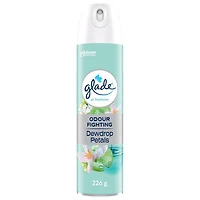 Glade® Air Freshener Odor Fighting Room Spray, Dewdrop Petals